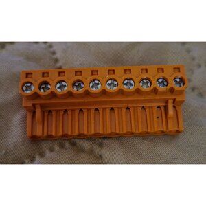 x1 10 Position Plugable Terminal Block New Old Stock